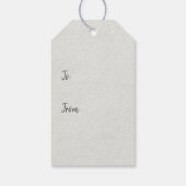 Mallard Ducks Birthday Geschenkanhänger (Rückseite)