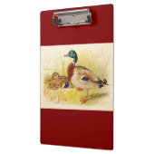 Mallard Ducks Clipboard Klemmbrett (Links)