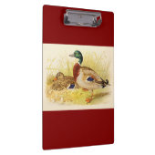 Mallard Ducks Clipboard Klemmbrett (Rechts)