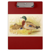 Mallard Ducks Clipboard Klemmbrett (Vorderseite)