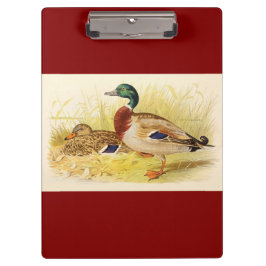 Mallard Ducks Clipboard Klemmbrett