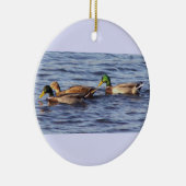 Mallard Ducks Foto Ornament (Rechts)
