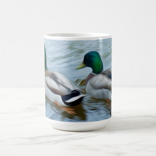 Mallard Ducks Kaffeetasse (Mittel)