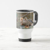 Mallard Ducks Pair Travel Mug Reisebecher (VorderseiteRechts)
