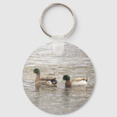 Mallard Ducks Photo Keychain  Schlüsselanhänger (Vorderseite)