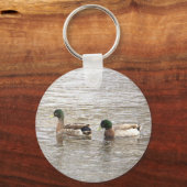 Mallard Ducks Photo Keychain  Schlüsselanhänger (Vorderseite)