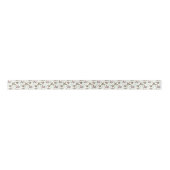 Mallard Ducks Satin Ribbon in White Satinband (Vorderseite)