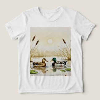 Mallard ducks Tri-Blend shirt