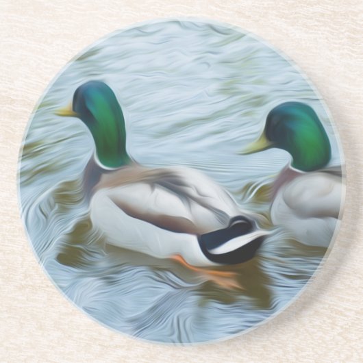 Mallard Ducks Untersetzer (Vorne)