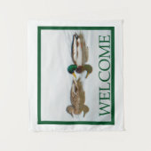 Mallard Ducks - Willkommen Wandteppich (Vorderseite)