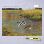 Mallard Encks Flying Birds Seidenpapier (Handwerk)