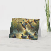 Mallard Encks zum Vatertag Karte (Vorderseite)