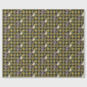 Mallard-Enten auf Kariert Geschenkpapier (Flach)