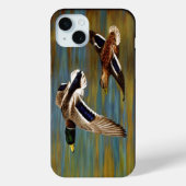 Mallard Enten fliegen über Teich Case-Mate iPhone Hülle (Rückseite)