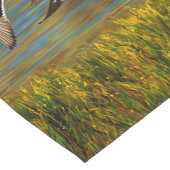 Mallard Enten fliegen über Teich Kurzer Tischläufer (Ecke)