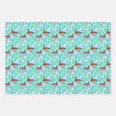 Mallard Enten in einem Sumpflandmuster Geschenkpapier Set (Vorderseite)