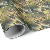 Mallard-Enten mit Käfern Geschenkpapier (Rolleneckpunkt)