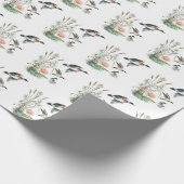 Mallard Enten und Cattails Geschenkpapier (Ecke)