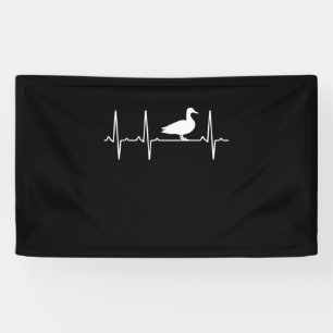 Mallard Heartbeat - Geschenk für Männer Frauen-Duc Banner