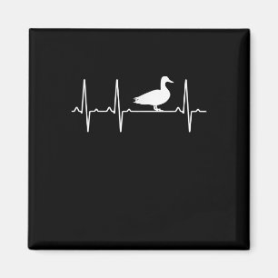 Mallard Heartbeat - Geschenk für Männer Frauen-Duc Magnet