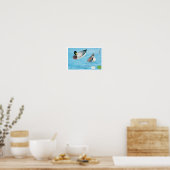 Mallard im Teich, Goyō Hashiguchi Poster (Küche)