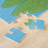 Mallard im Teich, Goyō Hashiguchi Puzzle (Seite)