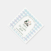 Mallard Lucky Duck 1. Geburtstag Serviette (Ecke)