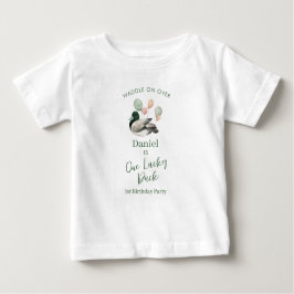 Mallard Lucky Duck 1st Birthday Baby T-shirt