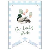 Mallard Lucky Duck Birthday Wimpelkette (Erste Fahne)