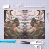 Mallard Mirror Seidenpapier (Handwerk)