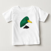 Mallard Niedlich Duck Baby T-shirt (Vorderseite)