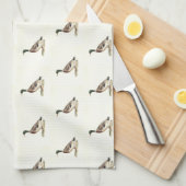 Mallard oder Wilde Ente (Anas platyrhynchos) Geschirrtuch (Viertel Falte)