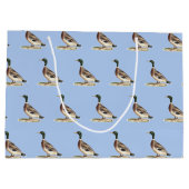 Mallard oder Wilde Ente (Anas platyrhynchos) Große Geschenktüte (Rückseite)