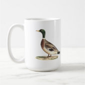 Mallard oder Wilde Ente (Anas platyrhynchos) Kaffeetasse (Links)