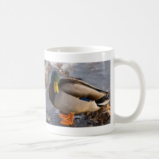 Mallard on Ice Coffee Tasse (Rechts)
