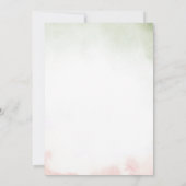 Mallard or bows Gender reveal Einladung (Rückseite)