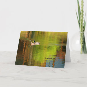 Mallard Pair - Happy Anniversary Card Karte