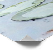 Mallard Pair in den Lily Pads Poster (Ecke)
