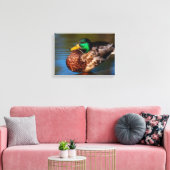 Mallard Portrait Leinwanddruck (Insitu (Wohnzimmer))