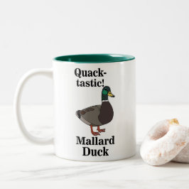 Mallard Quack-Tastische Ente Zweifarbige Tasse