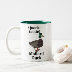 Mallard Quack-Tastische Ente Zweifarbige Tasse