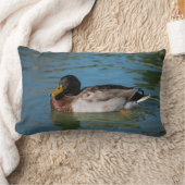 Mallard Swimming Lendenkissen (Decke)