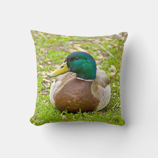 Mallard the Duck Kissen (Vorderseite)