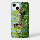 Mallard und Ducklings Swimming by Shirley Taylor Case-Mate iPhone Hülle (Rückseite)