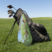 Mallard und Ducklings Swimming by Shirley Taylor Golfhandtuch (Gras)