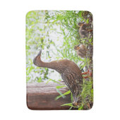 Mallard und Ducklings von Shirley Taylor Badematte (Vorderseite Vertikal)