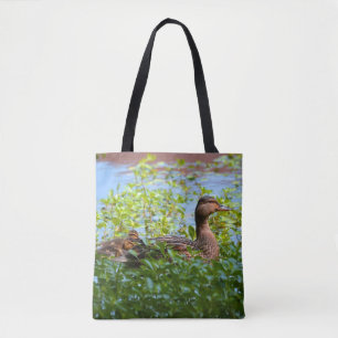 Mallard und Ducklings von Shirley Taylor Tasche