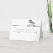 Mallard vielen Dank Dankeskarte (Rückseite)