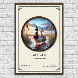 Mallard Zoology Series Poster