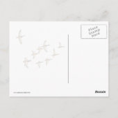 Mallardenflug Postkarte (Rückseite)